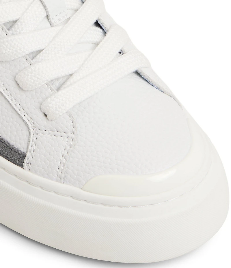 Ted Baker London Women's Adison Leather Glitter Accent Platform Sneakers