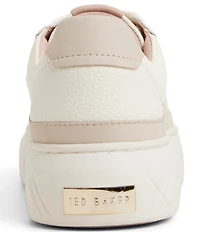 Ted Baker London Women's Adison Snake Paneled Leather Platform Sneakers