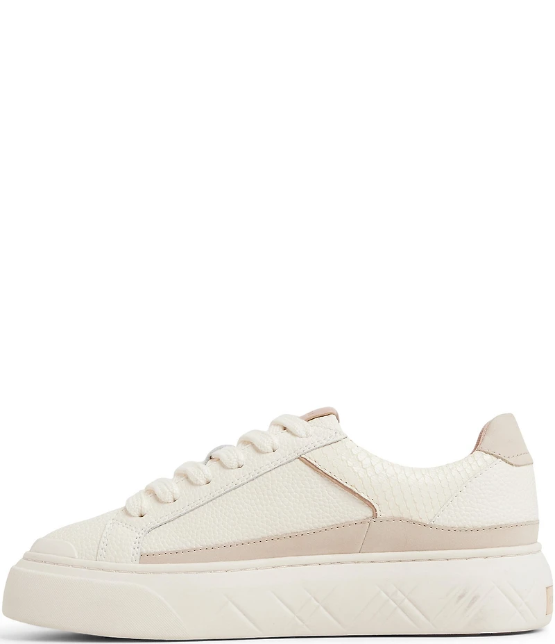 Ted Baker London Women's Adison Snake Paneled Leather Platform Sneakers