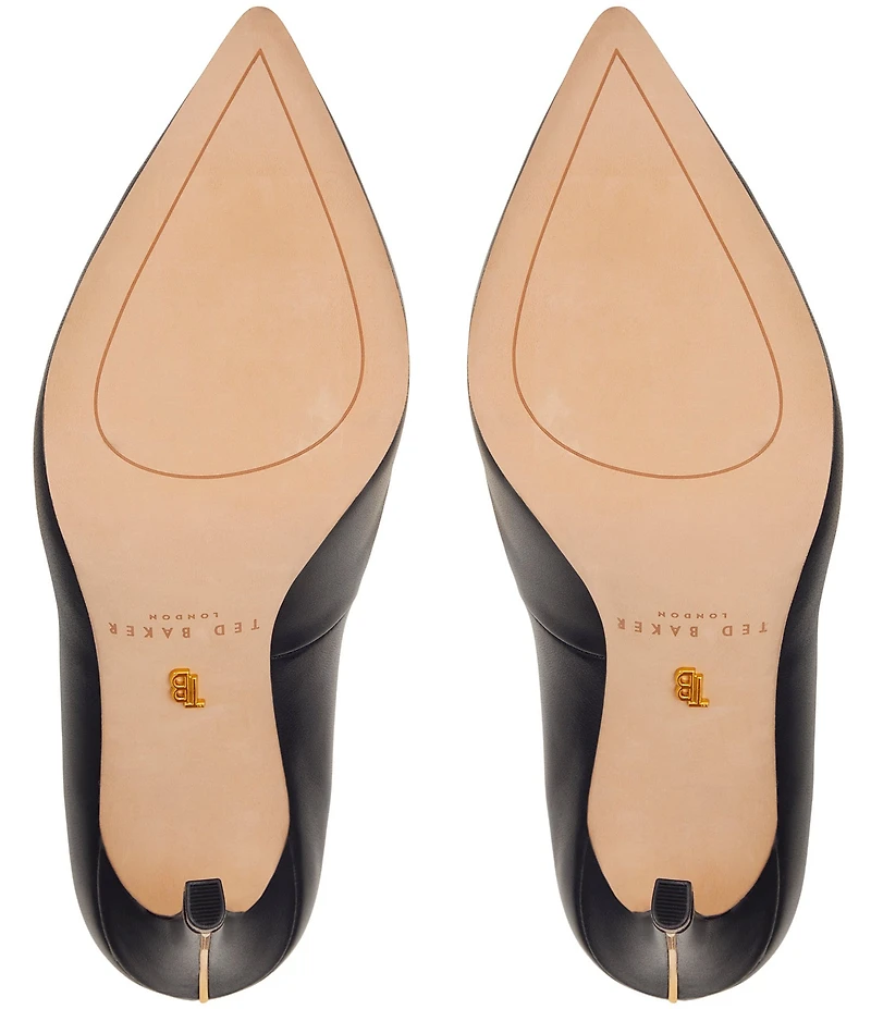 Ted Baker London Women's Cara Icon Leather Dress Pumps
