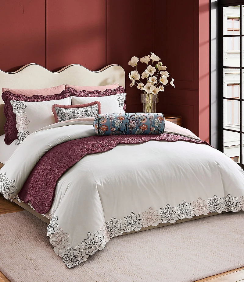 Ted Baker Magnolia Embroidery Duvet Cover Mini Set