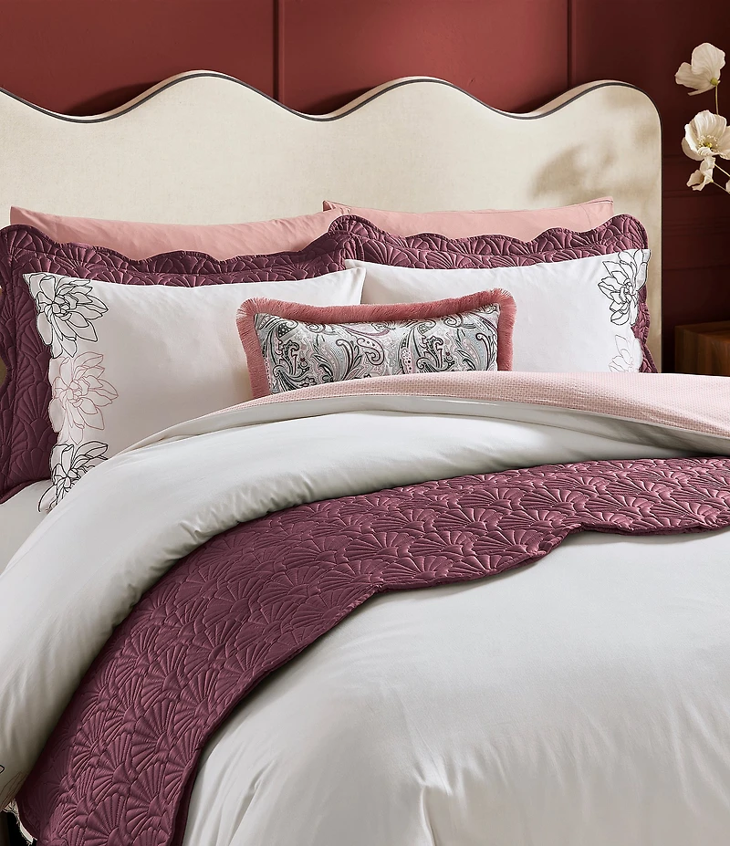 Ted Baker Magnolia Embroidery Duvet Cover Mini Set