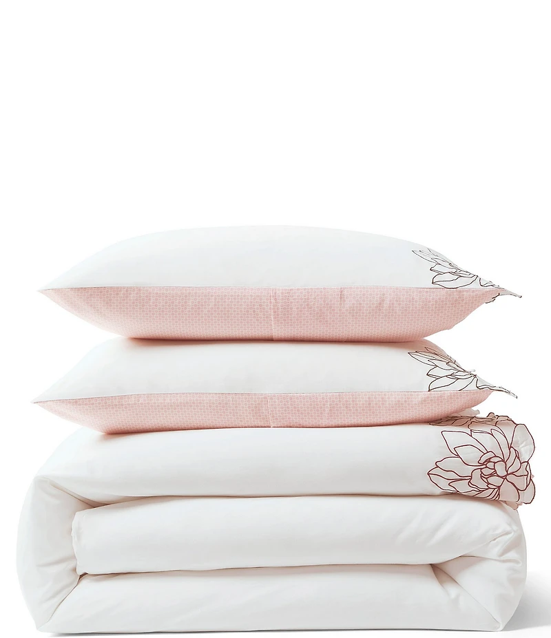 Ted Baker Magnolia Embroidery Duvet Cover Mini Set
