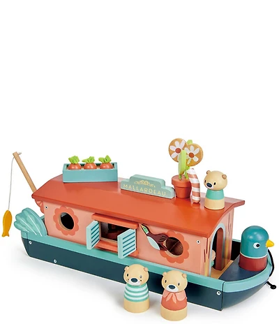Tender Leaf Toys Little Otter Canal Boat