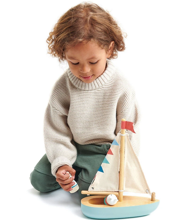 Tender Leaf Toys Sailway Boat