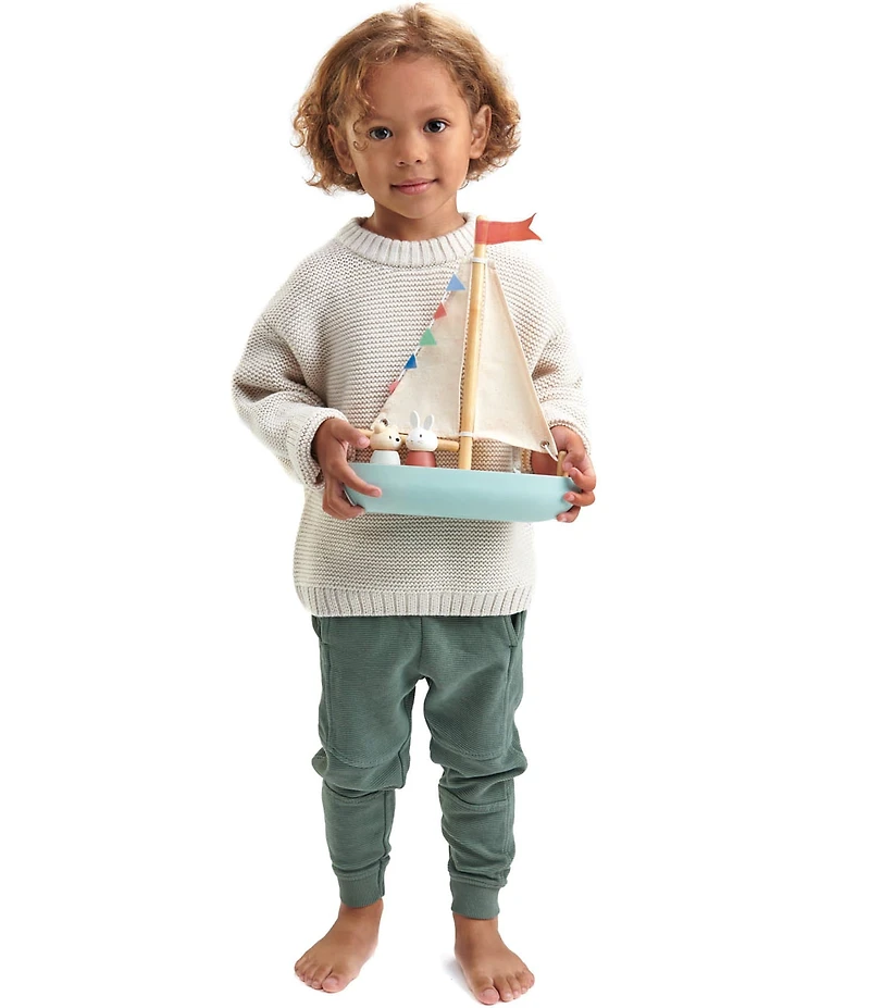 Tender Leaf Toys Sailway Boat