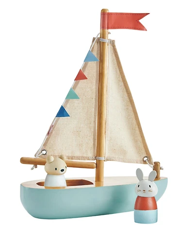 Tender Leaf Toys Sailway Boat