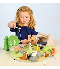 Tender Leaf Toys Wildlife Camping Playset