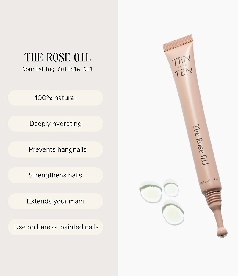 Tenoverten The Rose Cuticle Oil