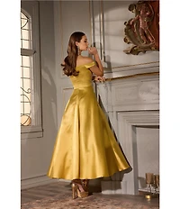 Terani Couture Off The Shoulder Beaded Gown