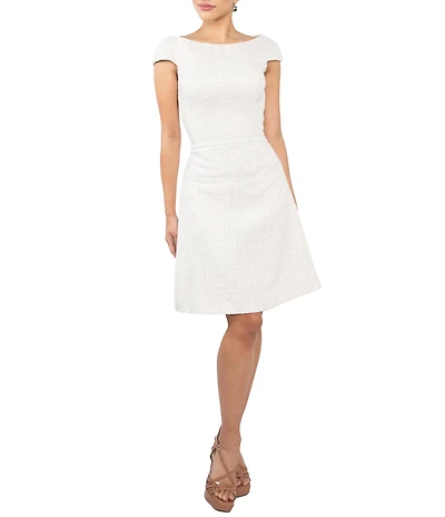Terani Couture Short Cap Sleeve Dress