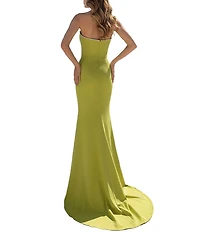 Terani Couture Sweetheart Scuba Column Gown