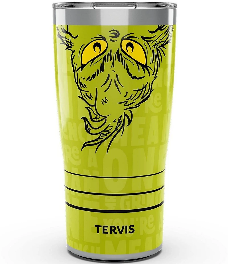 Tervis Tumblers Christmas Collection Mean One Grinch 20-oz Stainless Steel Tumbler