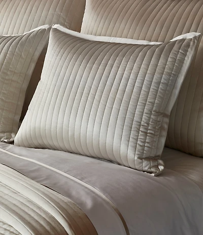The Art of Home from Ann Gish Charmeuse Channel Quilt Pillow