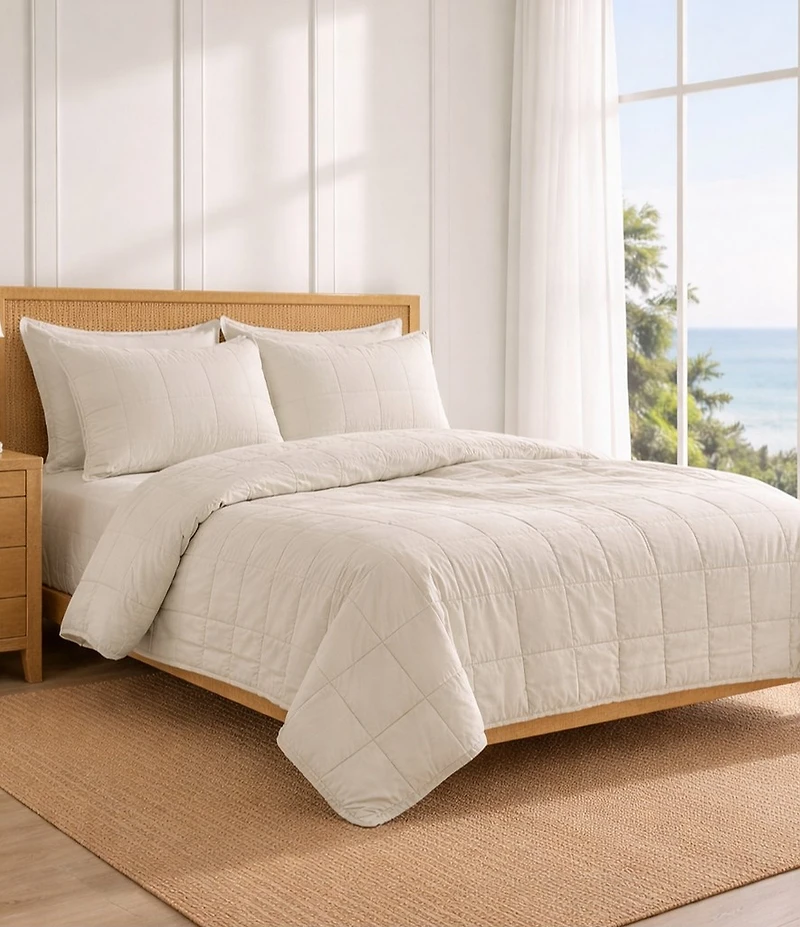 The Art Of Home From Ann Gish Cotton Canvas Coverlet Mini Set