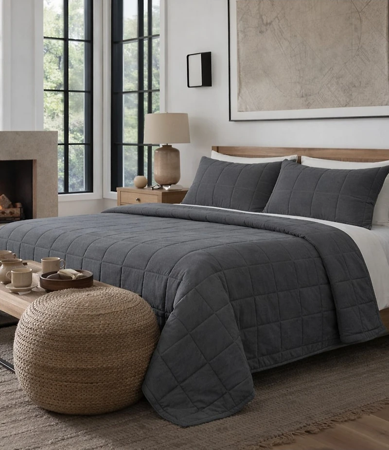 The Art Of Home From Ann Gish Cotton Canvas Coverlet Mini Set