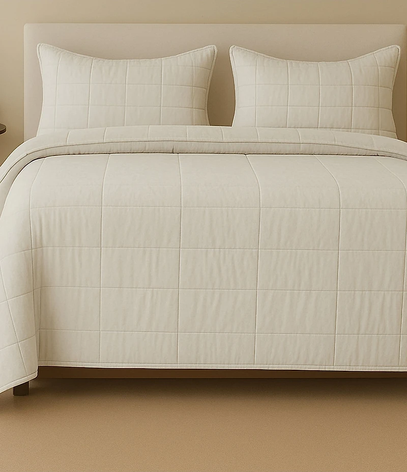 The Art Of Home From Ann Gish Ready-To-Bed Cotton Canvas Coverlet Mini Set
