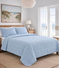 The Art Of Home From Ann Gish Ready-To-Bed Cotton Canvas Coverlet Mini Set
