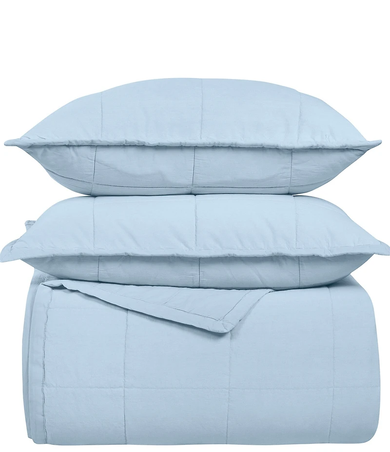 The Art Of Home From Ann Gish Ready-To-Bed Cotton Canvas Coverlet Mini Set