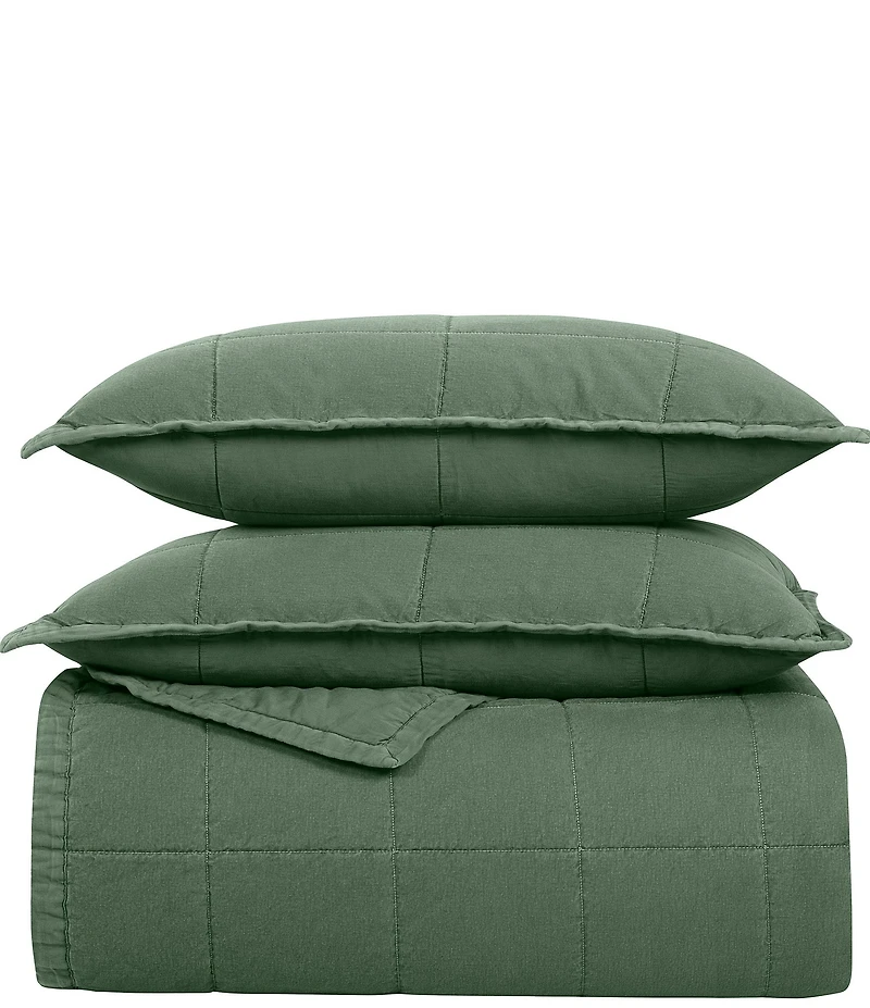 The Art Of Home From Ann Gish Ready-To-Bed Cotton Canvas Coverlet Mini Set