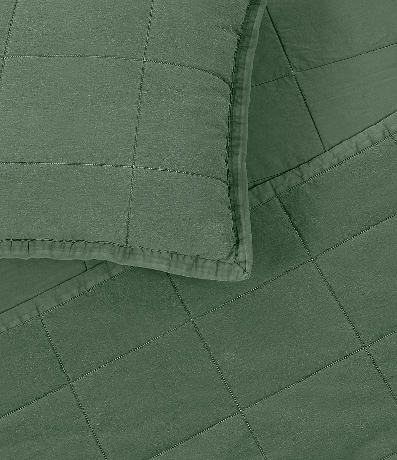 The Art Of Home From Ann Gish Ready-To-Bed Cotton Canvas Coverlet Mini Set