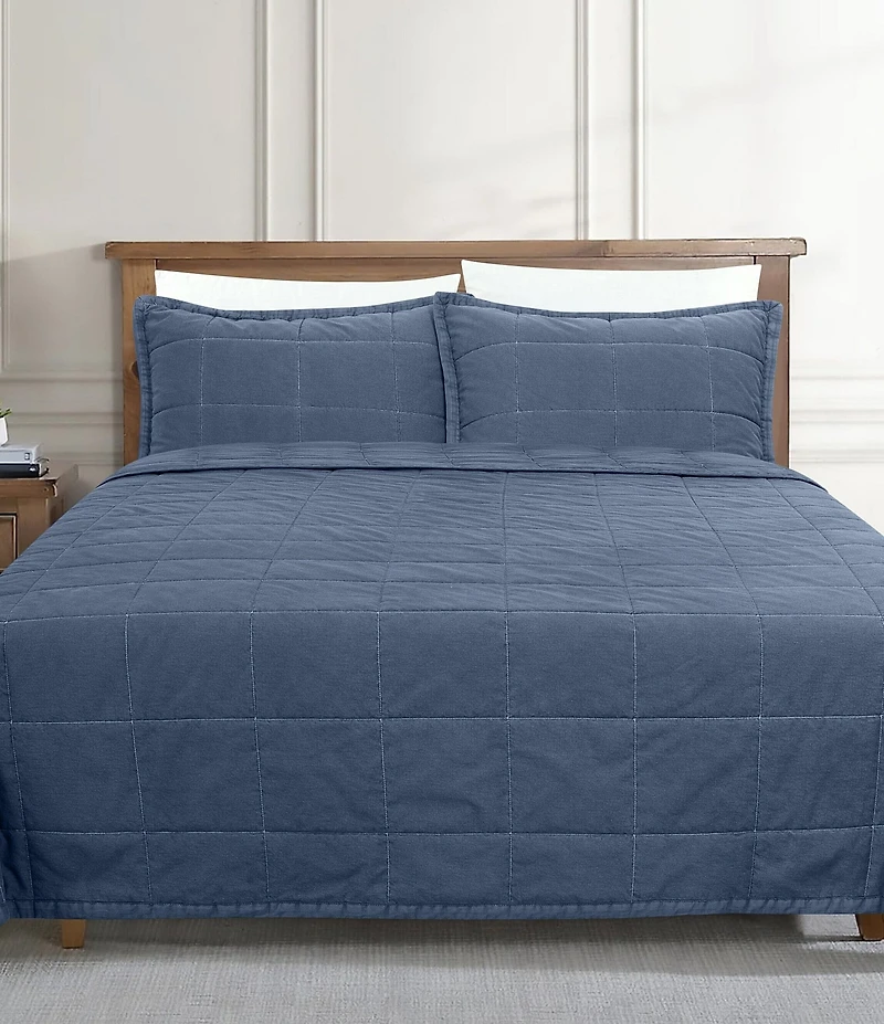 The Art Of Home From Ann Gish Ready-To-Bed Cotton Canvas Coverlet Mini Set