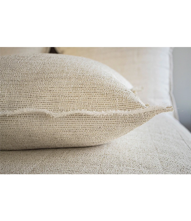 The Art of Home from Ann Gish Macau Raw-Edge Pillow