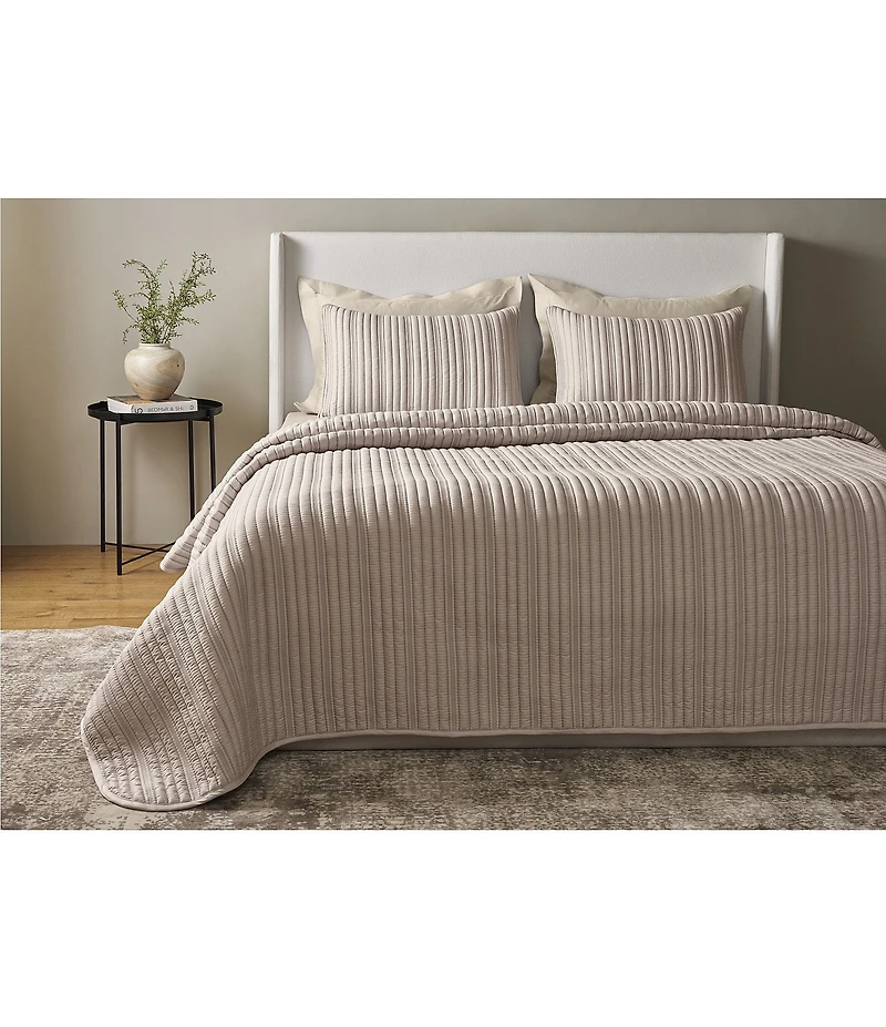 The Art of Home from Ann Gish Ribbed Coverlet Mini Set