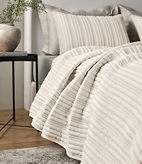The Art of Home from Ann Gish Ribbed Coverlet Mini Set