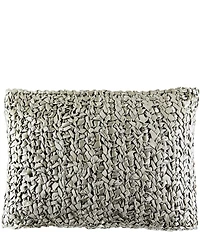 The Art of Home from Ann Gish 20#double; Ribbon Knit Square Pillow