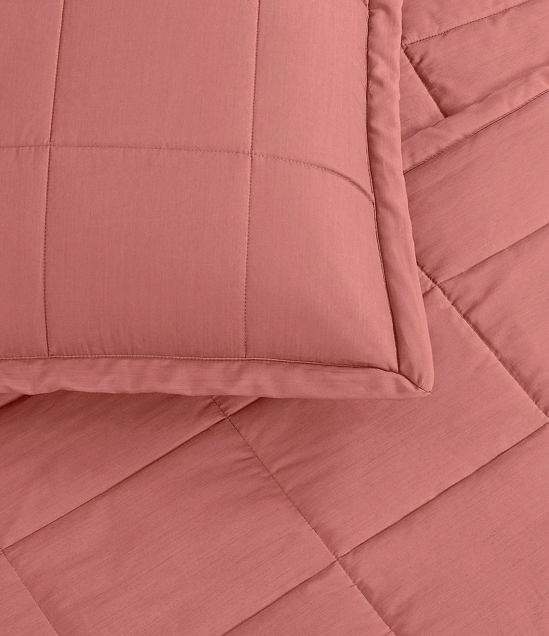 The Art Of Home From Ann Gish Slub Tencel Quilted Coverlet Mini Set