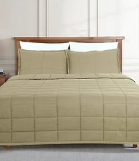 The Art Of Home From Ann Gish Slub Tencel Quilted Coverlet Mini Set