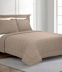 The Art Of Home From Ann Gish Slub Tencel Quilted Coverlet Mini Set