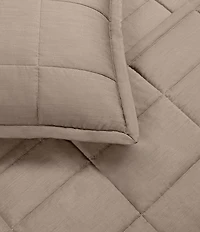 The Art Of Home From Ann Gish Slub Tencel Quilted Coverlet Mini Set