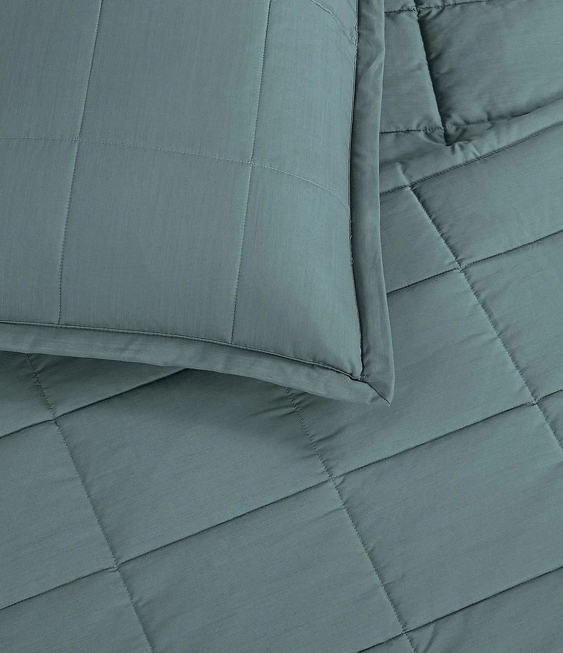 The Art Of Home From Ann Gish Slub Tencel Quilted Coverlet Mini Set