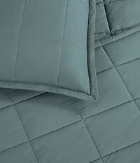 The Art Of Home From Ann Gish Slub Tencel Quilted Coverlet Mini Set