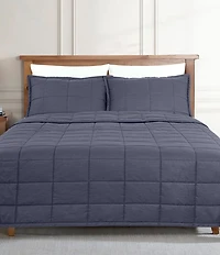 The Art Of Home From Ann Gish Slub Tencel Quilted Coverlet Mini Set
