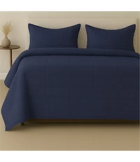 The Art Of Home From Ann Gish Slub Tencel Quilted Coverlet Mini Set