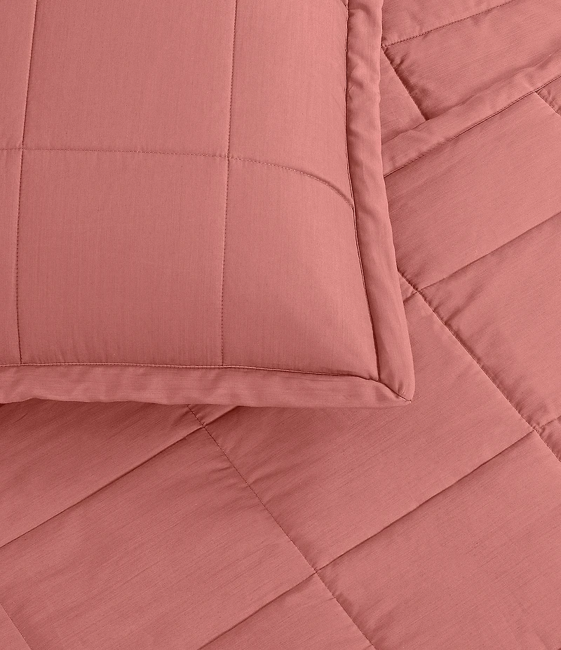 The Art Of Home From Ann Gish Slub Tencel Quilted Coverlet Mini Set