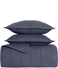 The Art Of Home From Ann Gish Slub Tencel Quilted Coverlet Mini Set