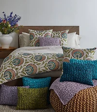The Art of Home from Ann Gish Tavus Embroidered Square Pillow