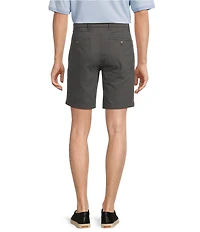 Roundtree & Yorke The Cloud Collection 9#double; Flat Front Washed Chino Shorts