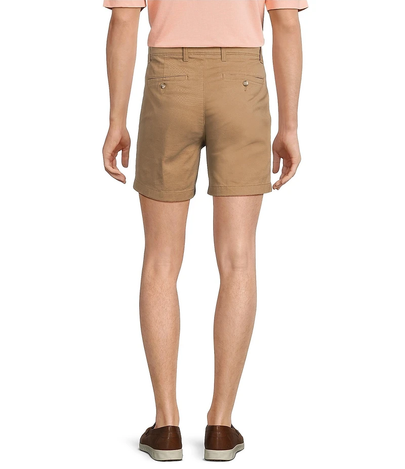 Roundtree & Yorke The Cloud Short 5#double; Straight Fit Flat Front Stretch Washed Chino Shorts