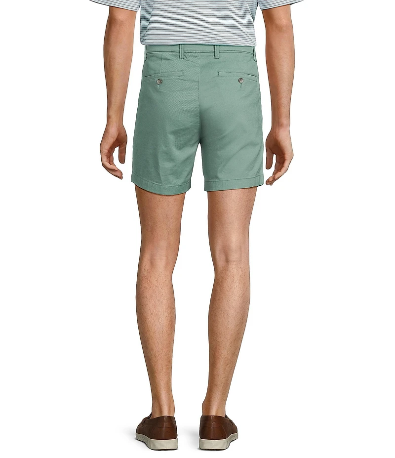 Roundtree & Yorke The Cloud Short 5#double; Straight Fit Flat Front Stretch Washed Chino Shorts