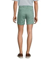 Roundtree & Yorke The Cloud Short 5#double; Straight Fit Flat Front Stretch Washed Chino Shorts