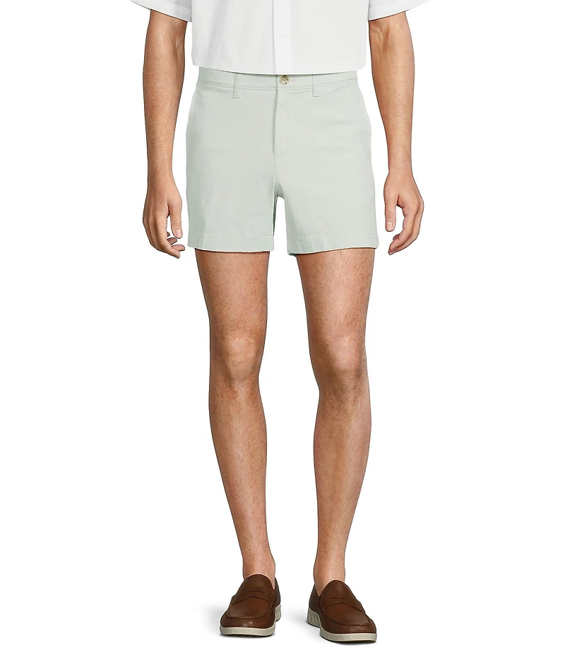 Roundtree & Yorke The Cloud Short 5#double; Straight Fit Flat Front Stretch Washed Chino Shorts