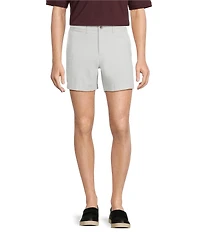 Roundtree & Yorke The Cloud Short 5#double; Straight Fit Flat Front Stretch Washed Chino Shorts