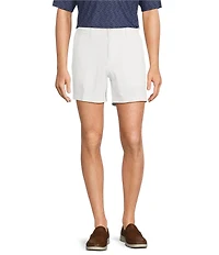 Roundtree & Yorke The Cloud Short 5#double; Straight Fit Flat Front Stretch Washed Chino Shorts