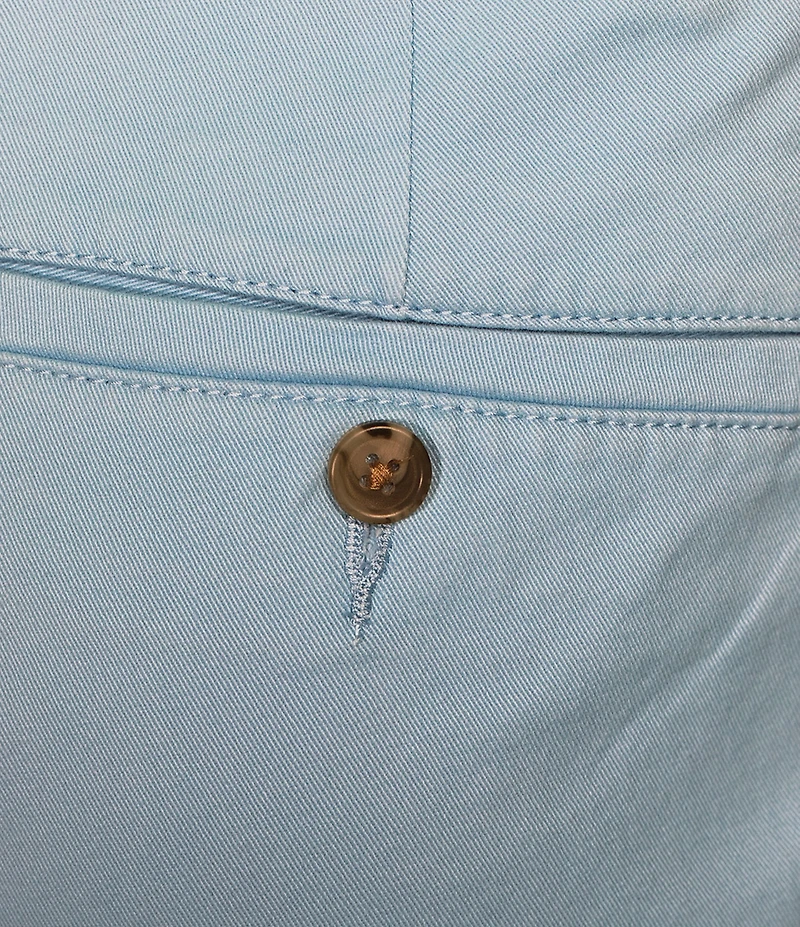 Roundtree & Yorke The Cloud Short 5#double; Straight Fit Flat Front Stretch Washed Chino Shorts