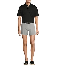 Roundtree & Yorke The Cloud Short 5#double; Straight Fit Flat Front Stretch Washed Chino Shorts